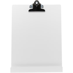 Saunders Black Clip Aluminum Clipboard 8 12 x 11 Aluminum White 1 Each ...