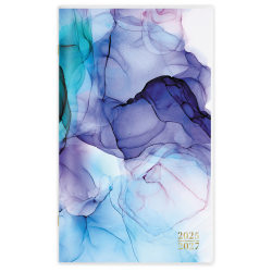 Cambridge® Aqueous Academic 2025-2027 Two Year Monthly Planner, Pocket, 3 1/2&quot; x 6&quot;