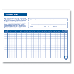 ComplyRight FMLA Leave Tracker Forms 8 12 x 11 White Pack Of 50 ...