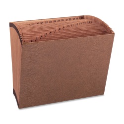 Sparco Heavy Duty Accordion File Letter Size 30 Recycled Brown 31