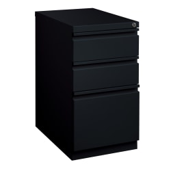 Workpro Mobile File Cabinet 3 Drawer Black Office Depot