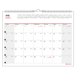 Office Depot Monthly Academic Desk Calendar 8 12 x 11 30percent ...