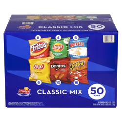 Frito Lay Classic Variety Pack 1 Oz Pack Of 50 Bags - Office Depot