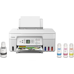 Canon® PIXMA&trade; G3270 MegaTank Wireless Inkjet All-In-One Color Printer, White