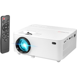 Technaxx Mini Fullhd Led Beamer Tx 113 Lcd Projector Portable 1800 Lumens 800 X 480 53 Office Depot