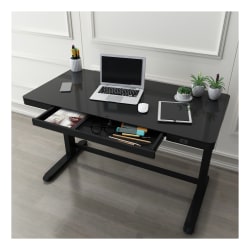 Realspace 48 Inch W Electric Height-Adjustable Standing Desk