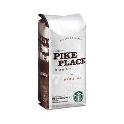 Starbucks® Pike Place Ground Coffee, Light Roast, 1 Lb Per Bag