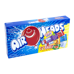 Airheads Single Taffy Bars 0.55 Oz Assorted Flavors Box Of 72 - Office ...