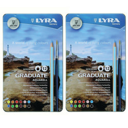 Dixon Lyra Graduate Watercolor Pencils 24pk Office Depot