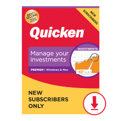 Quicken Premiere 2021, For PC and Apple® Mac®, Download
