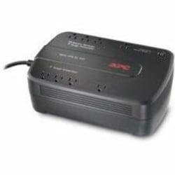 APC® Back-UPS® 8-Outlet 550-Volt-Ampere Battery Back-Up and Surge Protector, Black, BE550G
