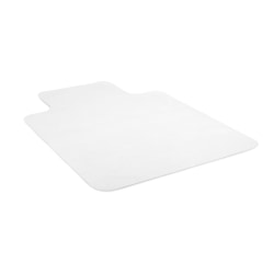 Mount-It! Clear Plastic Desk Chair Mat for Hardwood Floors, 47&quot; x 35.5&quot;, Non-Slip Textured Surface