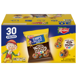 Keebler Mandm Cookie Packs 1 6 Oz Box Of 30 Office Depot