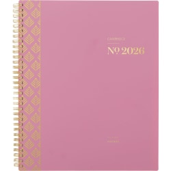 Cambridge® WorkStyle® Balance 2026 Weekly Monthly Planner, Cosmetic Pink, Large, 5 1/2&quot; x 8 1/2&quot;