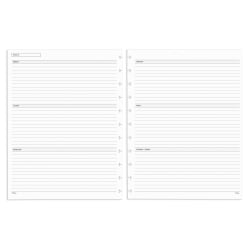 TUL Discbound Undated WeeklyMonthly Refill Pages Letter Size - Office Depot