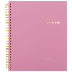 Cambridge® WorkStyle® Balance 2026 Weekly Monthly Planner, Cosmetic Pink, Medium, 7" x 8 3/4"