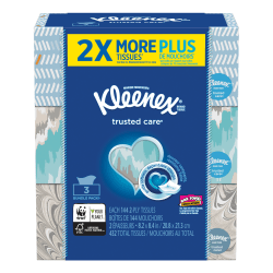 Kleenex Trusted Care144 Tissue Pack of 3 - Office Depot