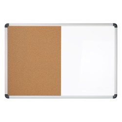 depot office magentic dry aluminum frame silver cork erase bulletin steel natural