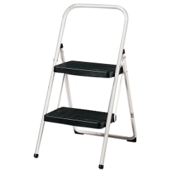 Cosco 2 Step Ladder BlackCool Gray - Office Depot