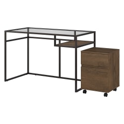 Bush Anthropology Writing Desk W File Office Depot