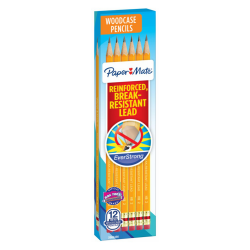 Paper Mate® Everstrong Break-Resistant Pencils, #2 HB Lead, Pack Of 12 Pencils 