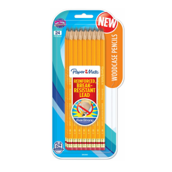 Paper Mate® Everstrong Break-Resistant Pencils, #2 HB Lead, Pack Of 24 Pencils 