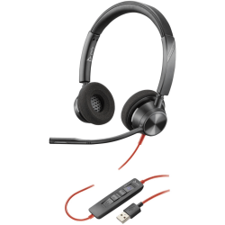 Poly Blackwire 3320-M - Microsoft Teams - 3300 Series - headset - on-ear - wired - USB-A - Certified for Microsoft Teams