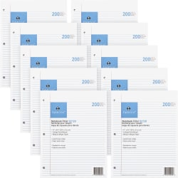 Sparco, SPRWB213, Mylar - Reinforced Edge Unruled Filler Paper - Letter...