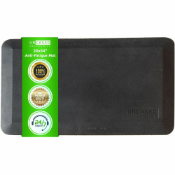 Uncaged Ergonomics 20x34" Anti Fatigue Mat| Sit Stand Up Standing Desk Garage Workshop Kitchen Comfort Cushion Floor Mat