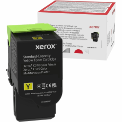 Xerox Genuine Xerox® C310 Color Printer/ C315 Color Multifunction Printer Yellow Standard capacity Toner Cartridge (2000 Pages) - 006R04359