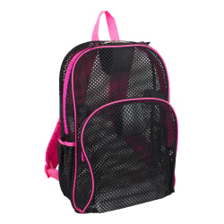 a mesh backpack