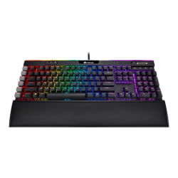 Corsair K95 Rgb Platinum Xt Mechanical Gaming Keyboard Cherry Mx Blue Cable Connectivity Usb 2 0 Type A Interface Desktop Computer Pc Mac Windows Mac Os Mechanical Keyswitch Black Office Depot