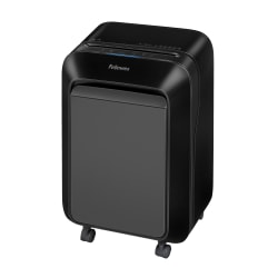Fellowes® Powershred® LX180 16-Sheet Cross-Cut Shredder, Black