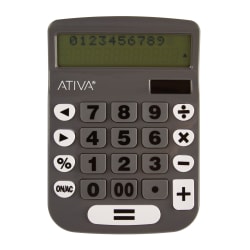 Ativa Trackback 2 Line Calculator Dd 2361 Office Depot