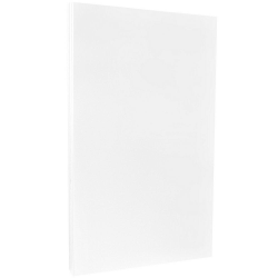 JAM Paper Legal Paper, 8-1/2&quot; x 14&quot;, 2-Sided, Pack Of 100 Sheets, 32 Lb, Glossy White