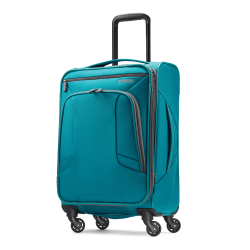 american tourister teal suitcase