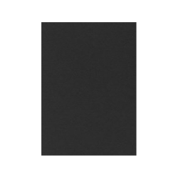 LUX Flat Cards, A7, 5 1/8&quot; x 7&quot;, Midnight Black, Pack Of 50
