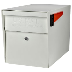 Photo 1 of Mail Boss™ Curbside Locking Mailbox, 13 3/4" x 11 1/4" x 21", White