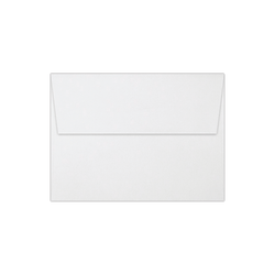 LUX Invitation Envelopes, A6, Peel & Press Closure, White, Pack Of 50