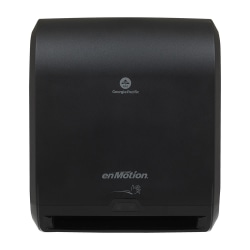enMotion® 10" Automated Touchless Paper Towel Dispenser, 59462A, 17.3"H x 14.7"W x 9.5"D, Black, 1 Dispenser
