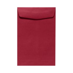 LUX Open-End 10&quot; x 13&quot; Envelopes, Peel &amp; Press Closure, Garnet Red, Pack Of 250