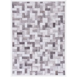 Linon 5x7 Bingham Area Rug Sawyer Gryivory Office Depot