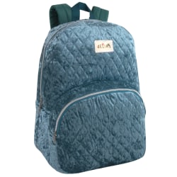 green velvet backpack