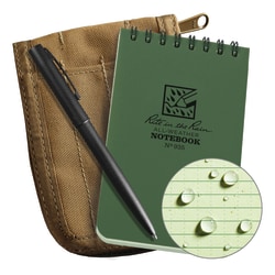 Rite In The Rain Pocket Top Spiral Notebook Kit 3 x 5 Green - Office Depot