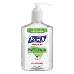 Purell® Advanced Naturals Hand Sanitizer Gel, 8 Oz