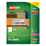 Avery Permanent Durable ID Labels With TrueBlock 6579 Rectangle 5 x 8 ...