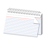 OfficeMax Spiral Ruled Index Cards 4