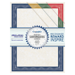 Geographics Traditional Awards Certificates - 60 lb Basis Weight - 8.5 Geographics Traditional Awards Certificates - 60 lb Basis Weight - 8.5
