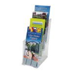 Office Depot Brand 4 Tier Literature Holder 10 H x 4 1316 W x 6 18 D ...