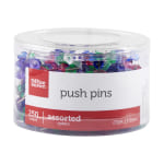OIC Push Pins, Clear - 200 pins